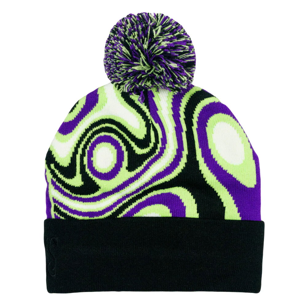 Grassroots - Hacked Seafoam Pom Beanie - Image 2