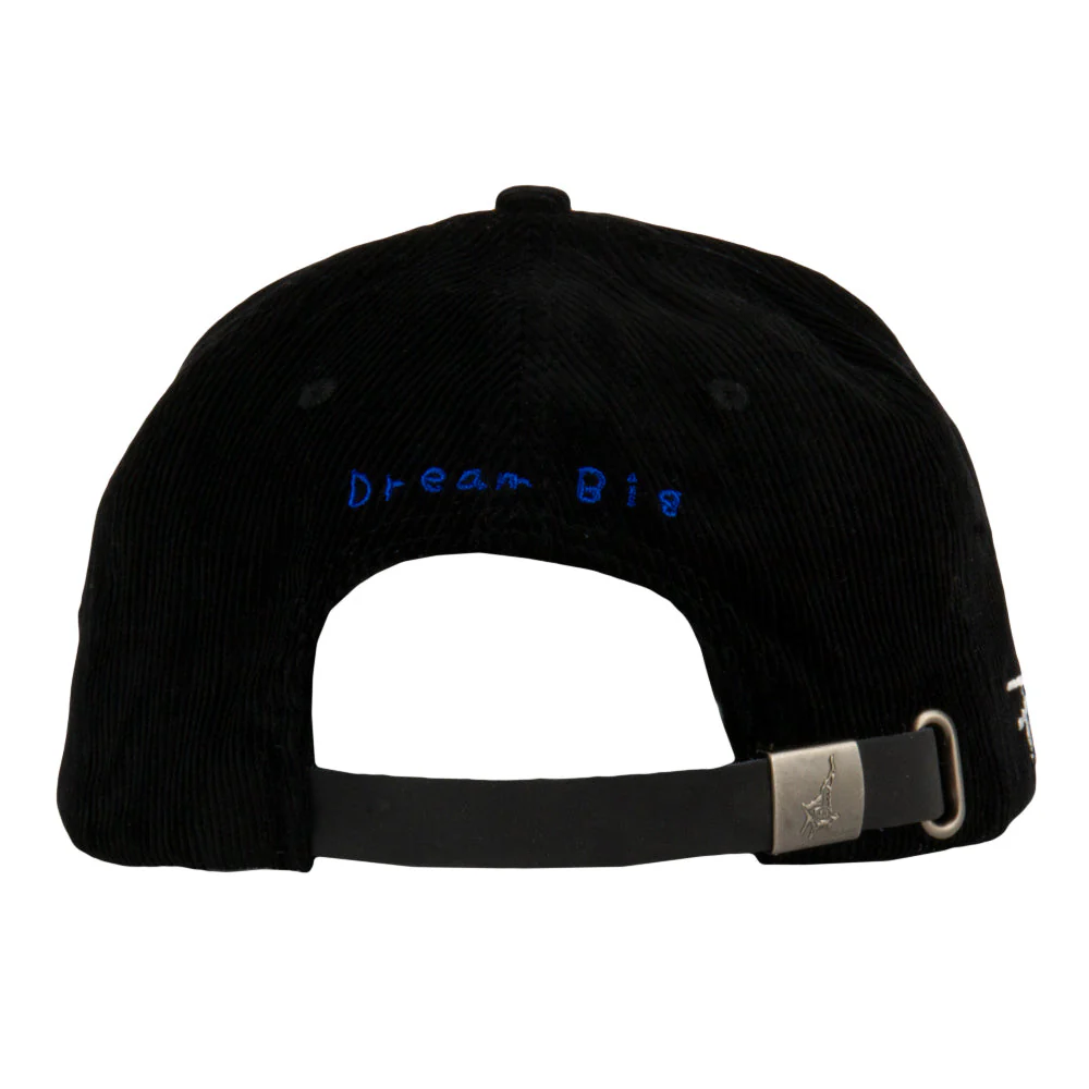 Grassroots - Phlo Designs Columbine Removable Logo Black Strapback Hat - Image 4
