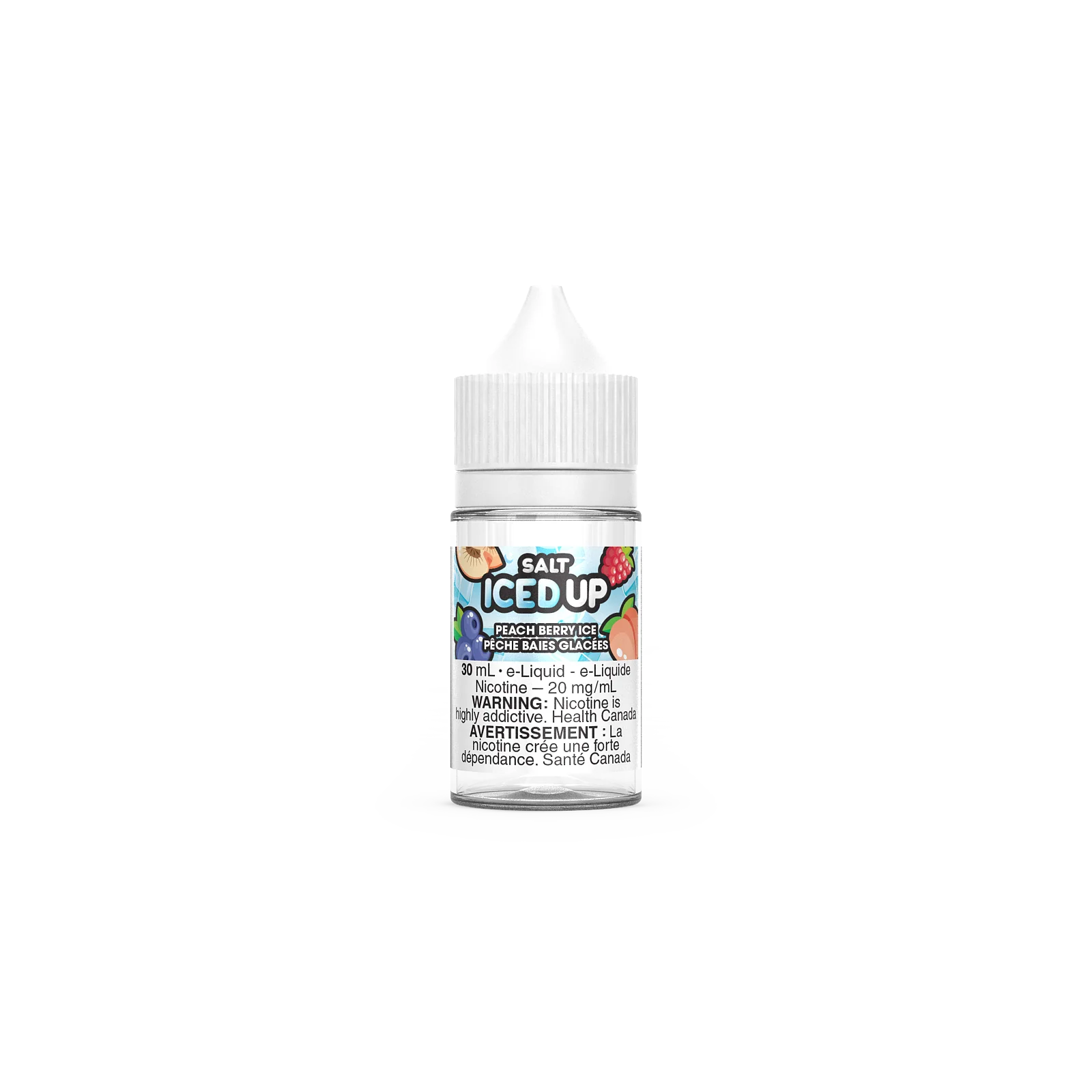 Iced Up Salts - Peach Berry