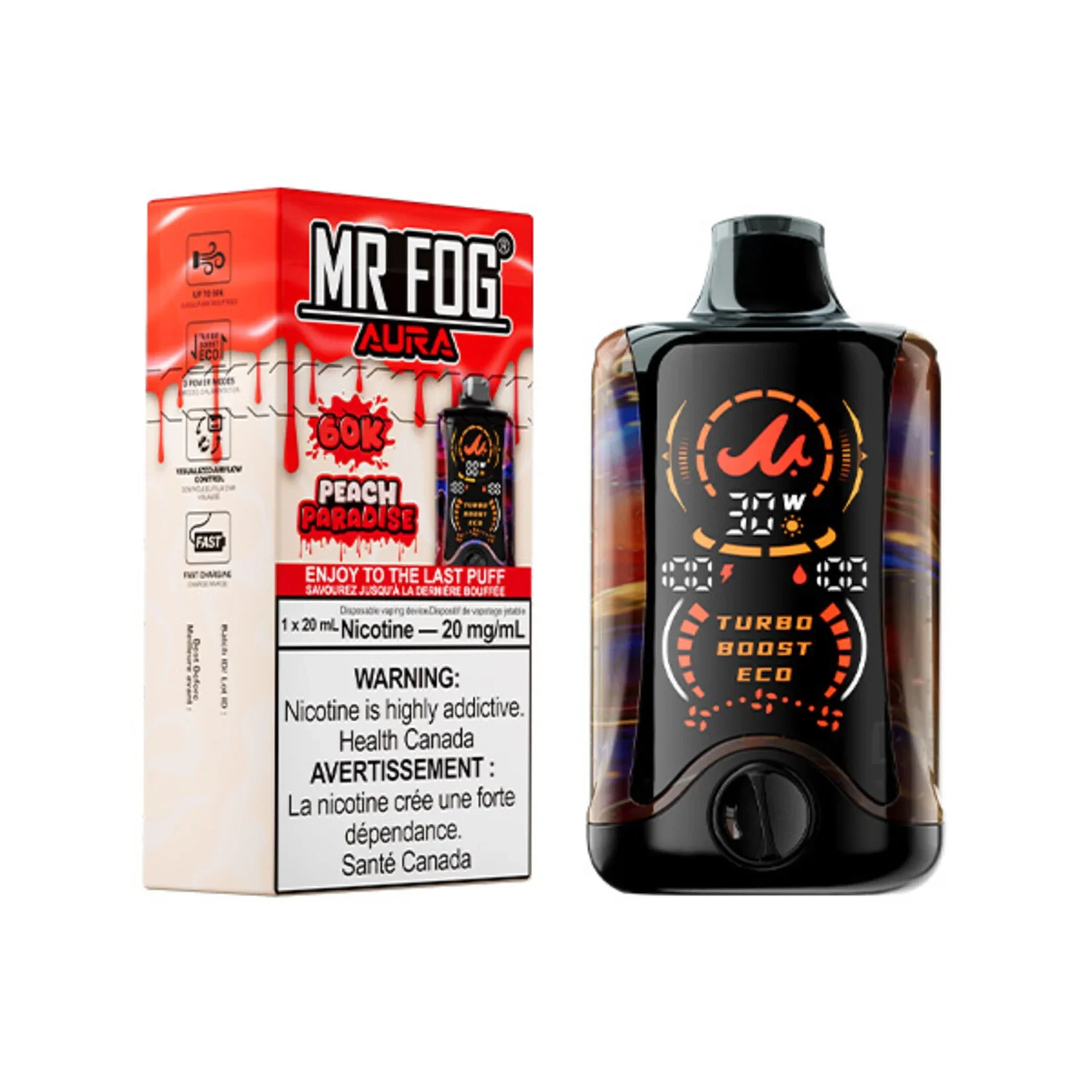 Mr Fog AURA - Peach Paradise
