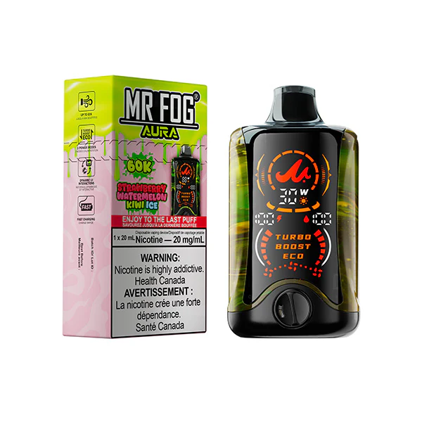 Mr Fog AURA - Strawberry Watermelon Kiwi Ice