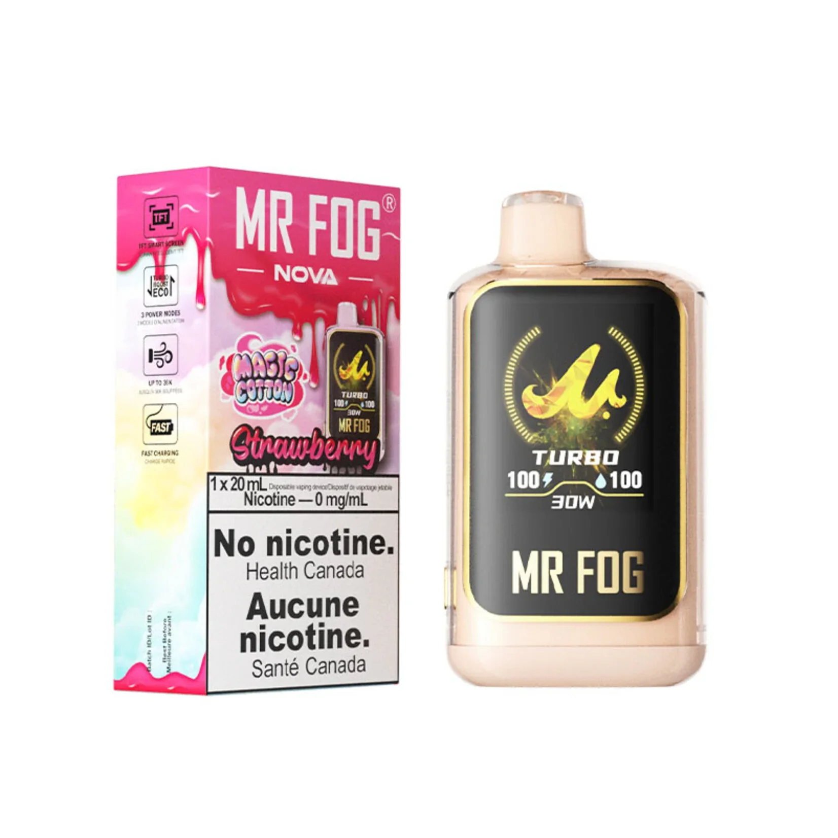Mr Fog NOVA - Magic Cotton Strawberry