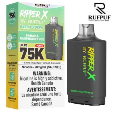 RufPuf Ripper X 75K - Banana Raspberry Ice