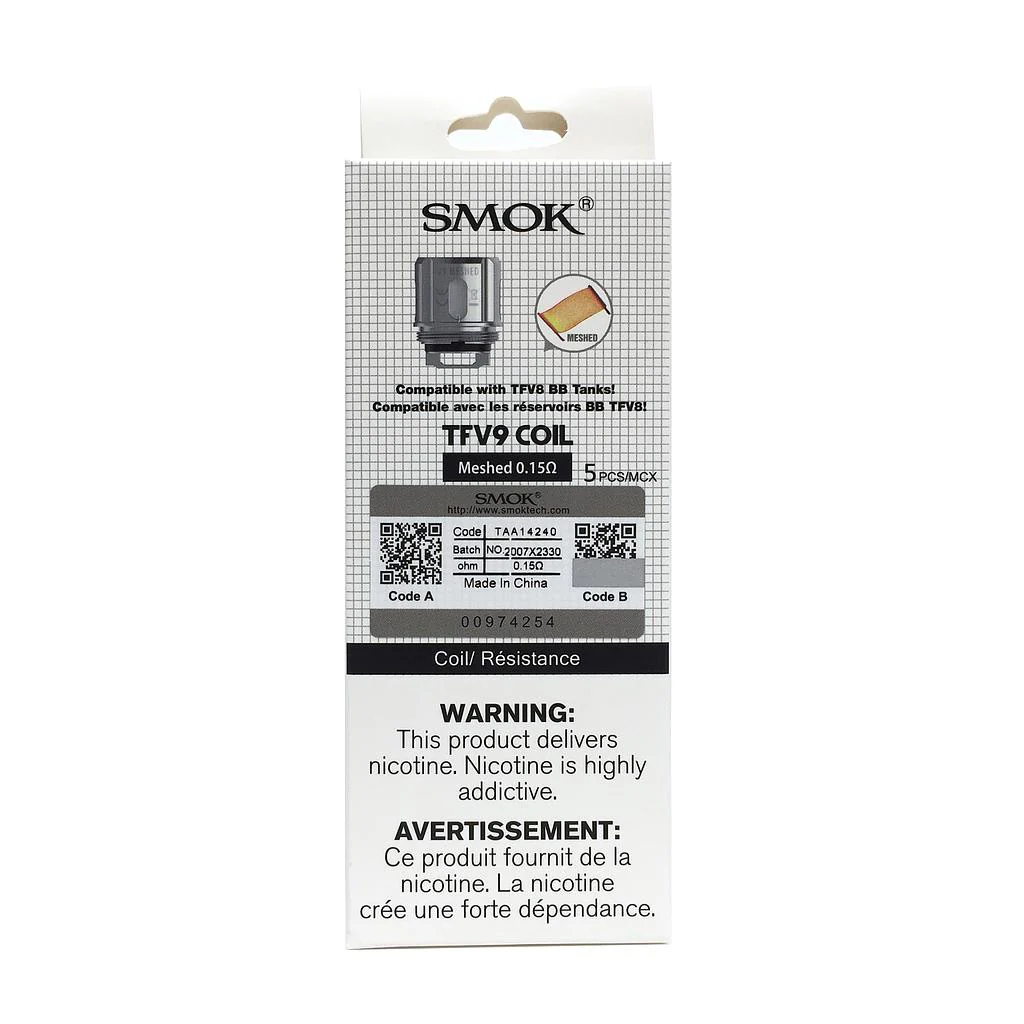 SMOK - TFV9 Coils (Pack of 5)